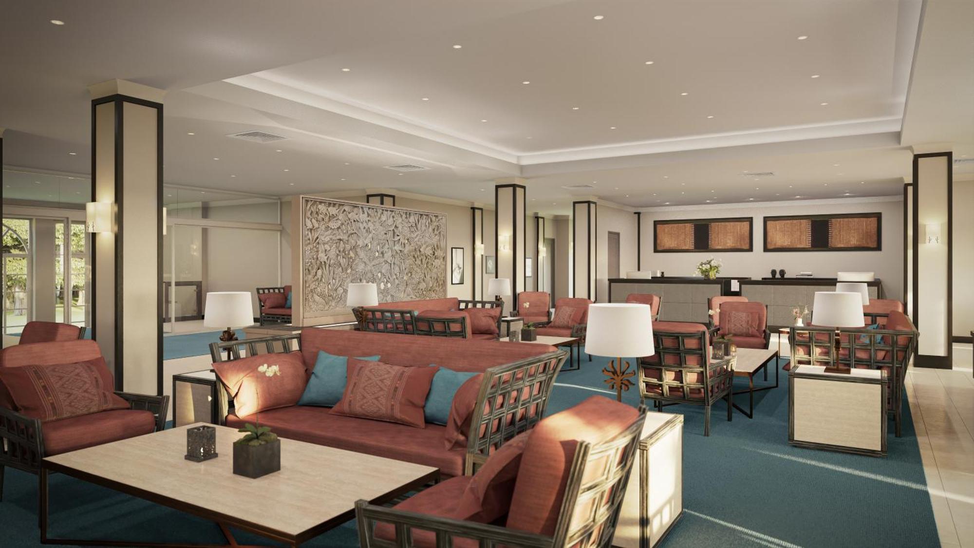 Strandhotel Zingst Dış mekan fotoğraf The lounge at the airport