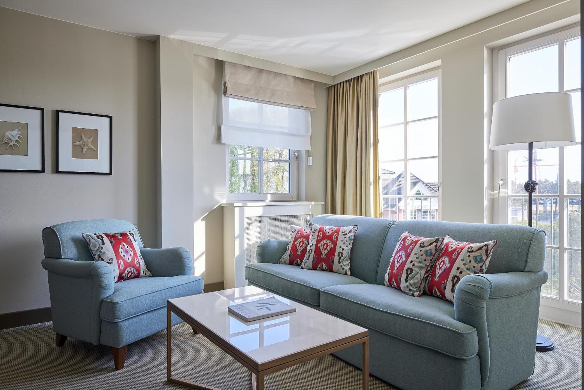 Strandhotel Zingst Dış mekan fotoğraf A living room